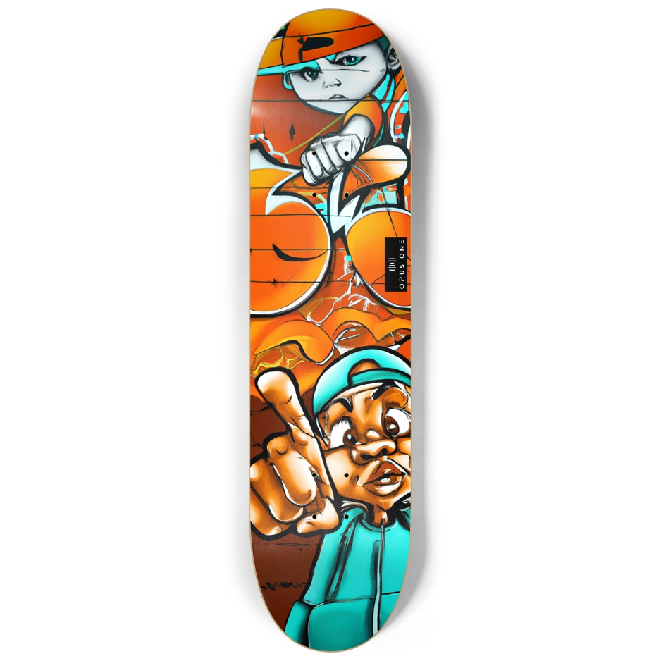 Graffiti on Acid (v5) Custom Skateboard