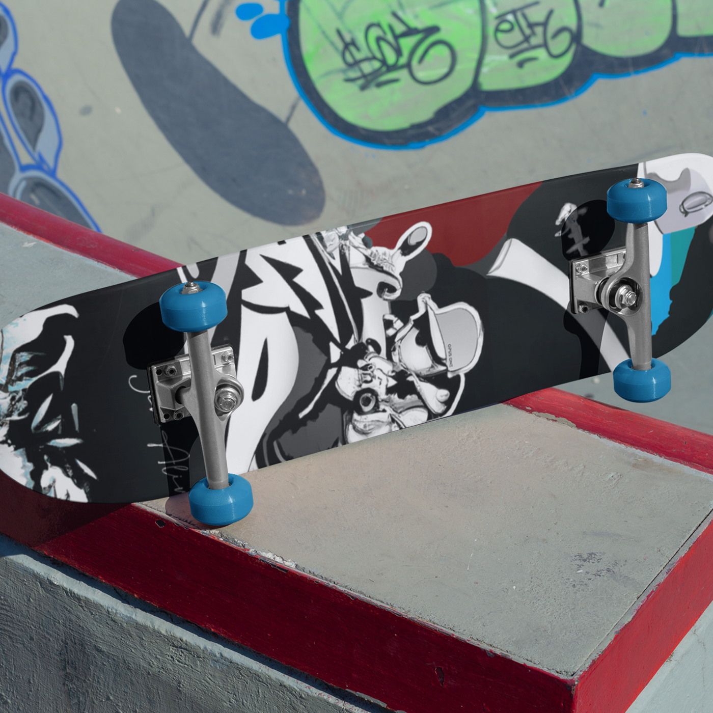 5ive Alive 'Jet Ski' Custom Skateboard