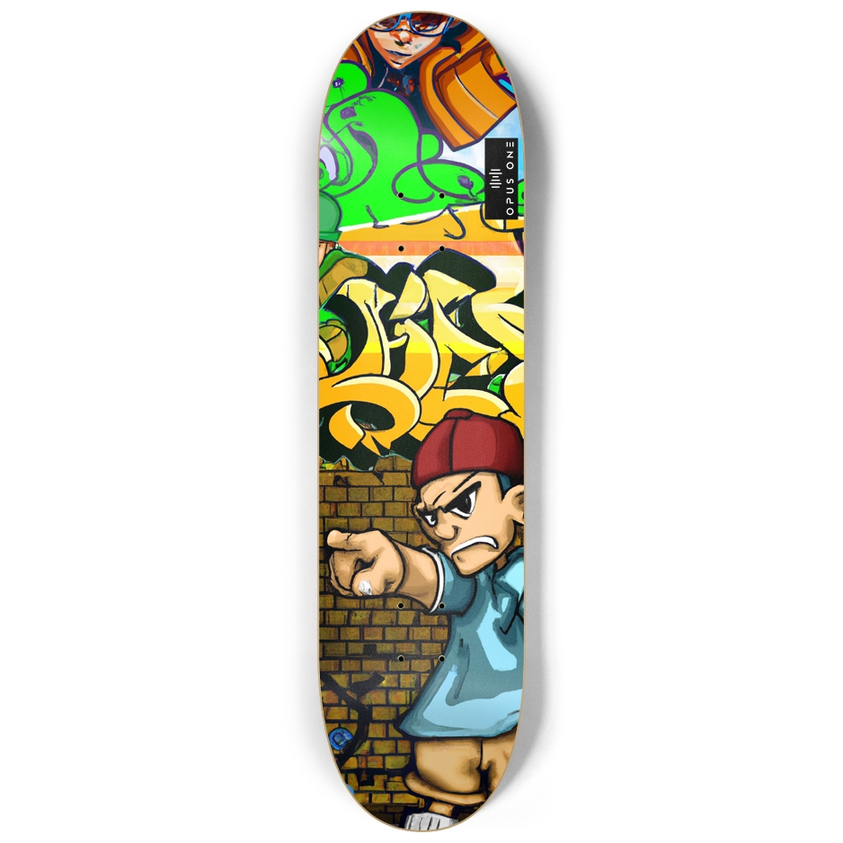 Graffiti on Acid (v11) Custom Skateboard