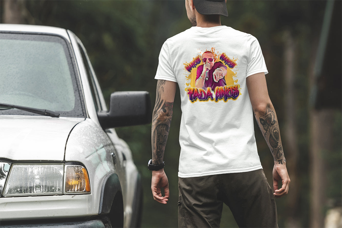 Fada Lines (v1) Unisex organic cotton t-shirt