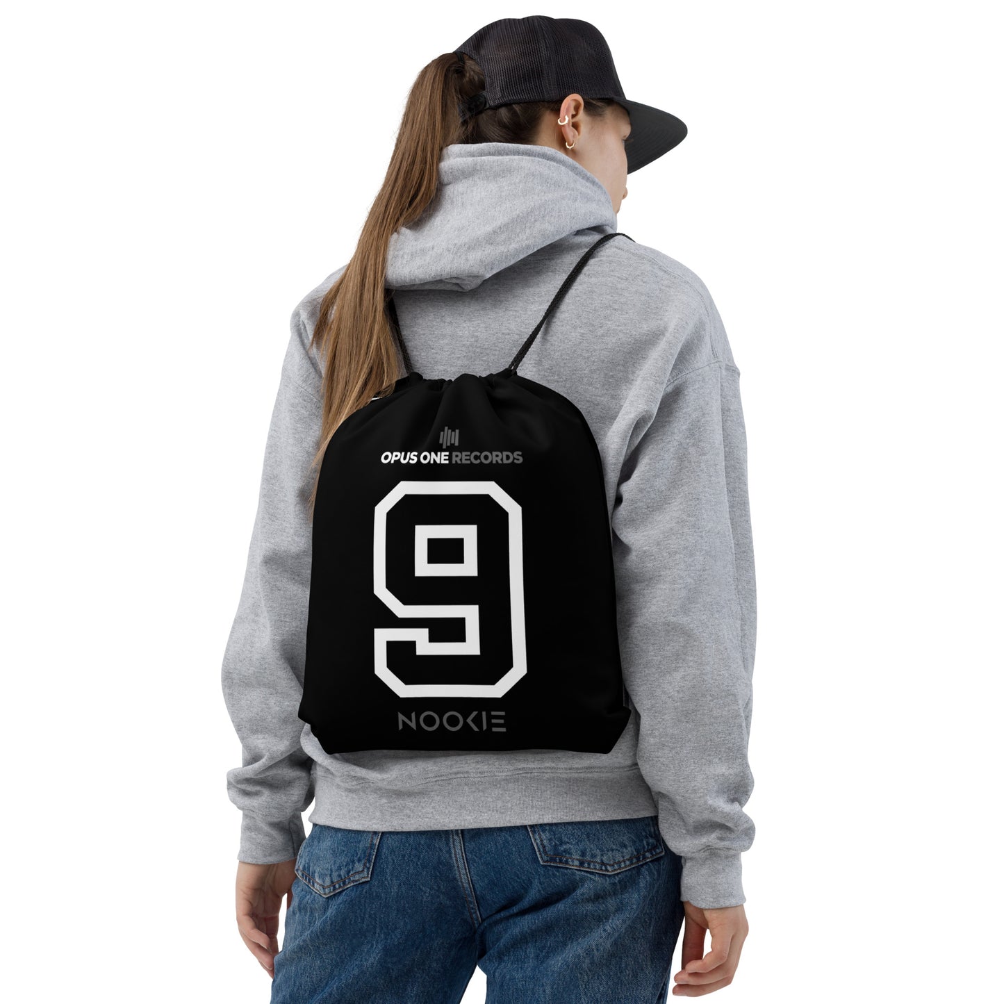 Opus One Records Drawstring bag (Black)