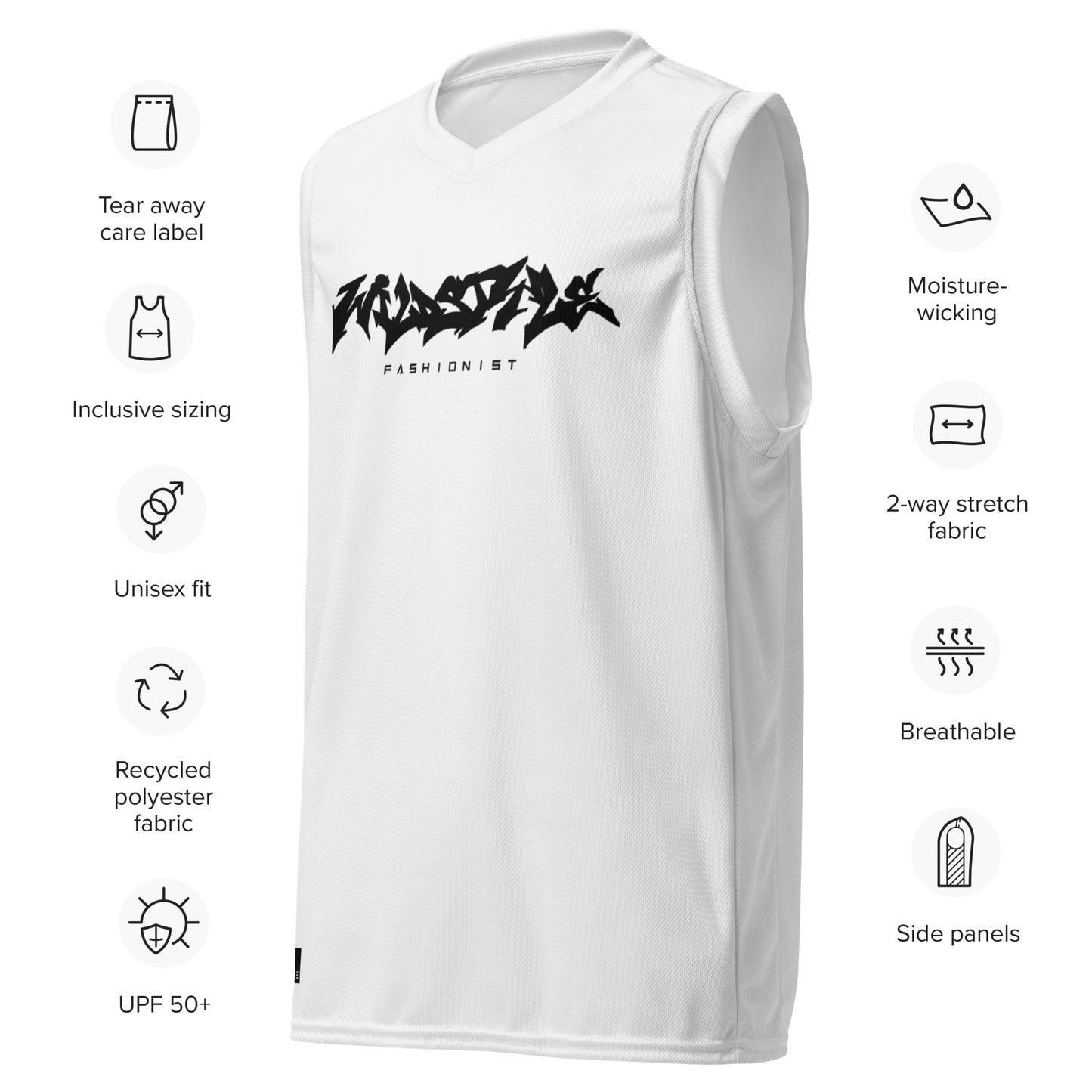 WSF (v6) Recycled unisex basketball jersey