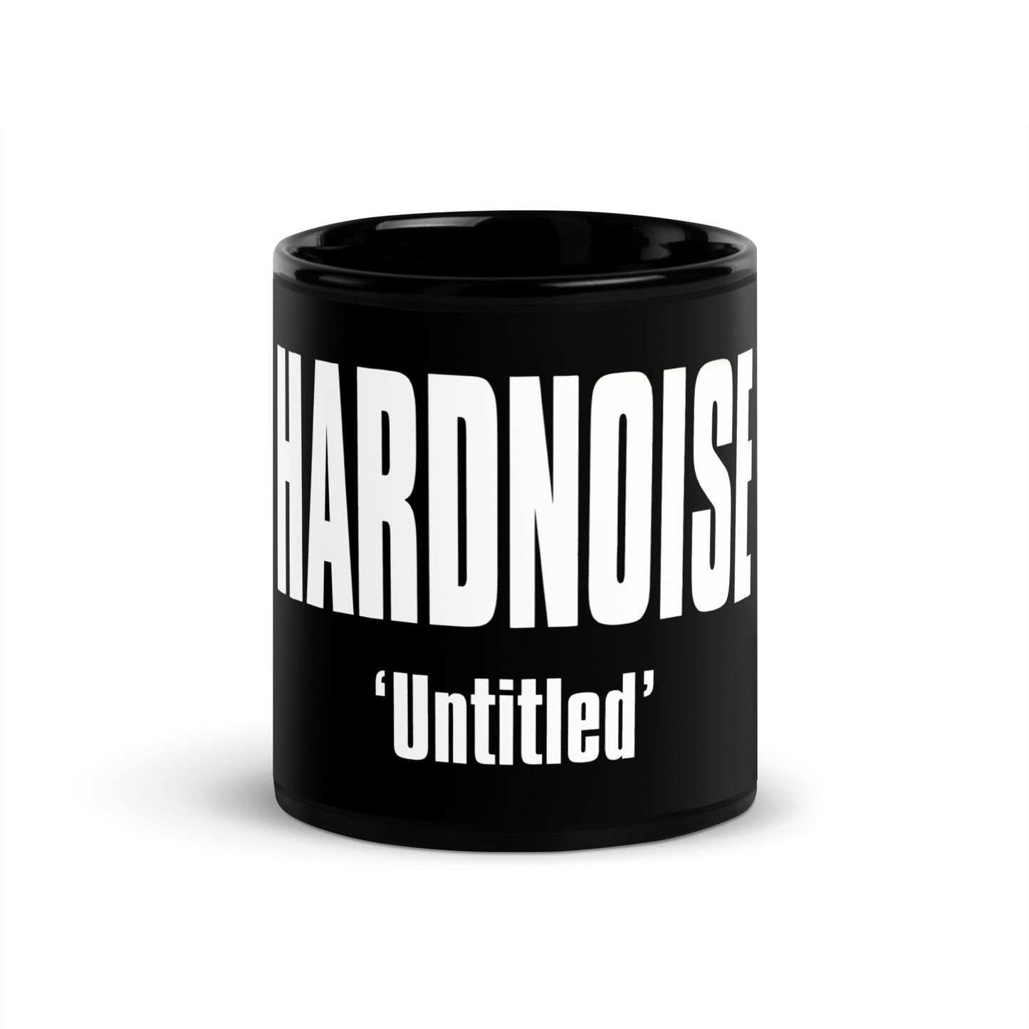 HARDNOISE 'Untitled' Black Glossy Mug