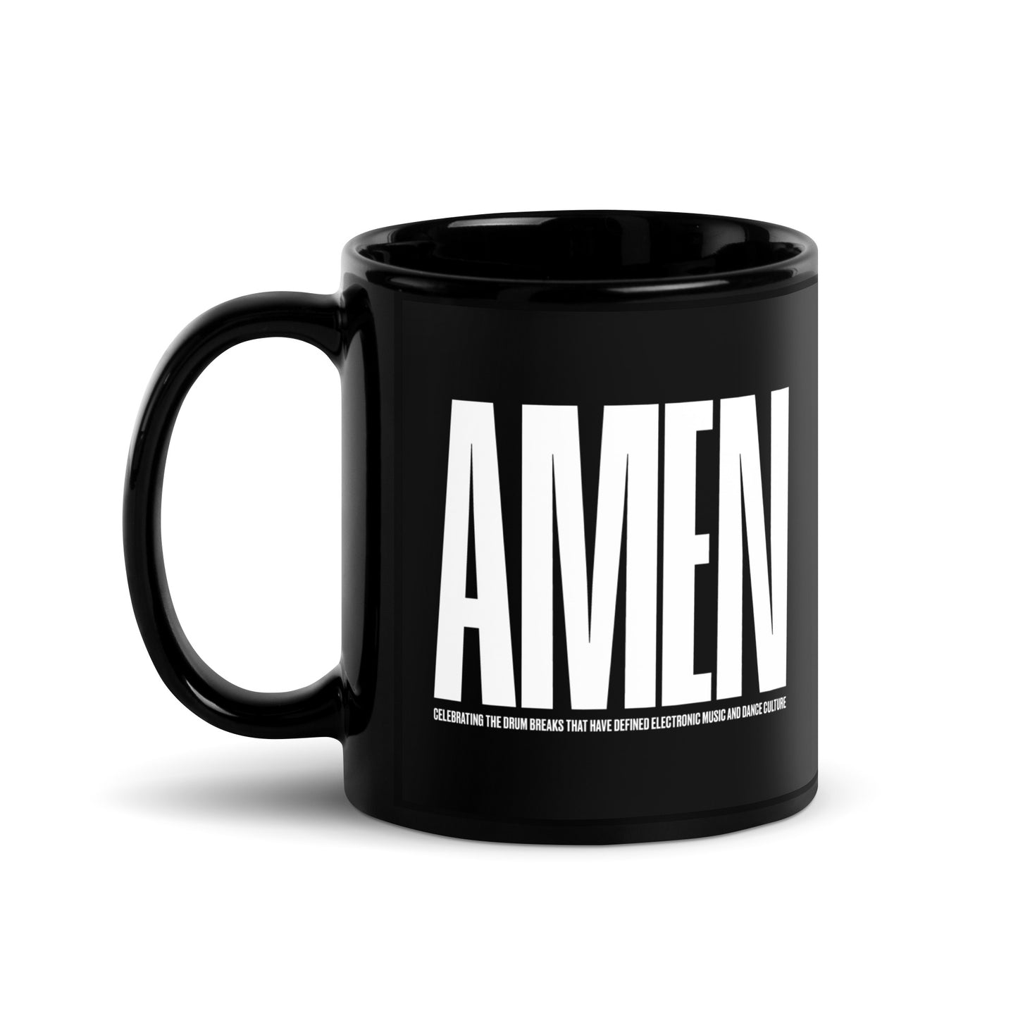 Breaks (Amen v1) Black Glossy Mug