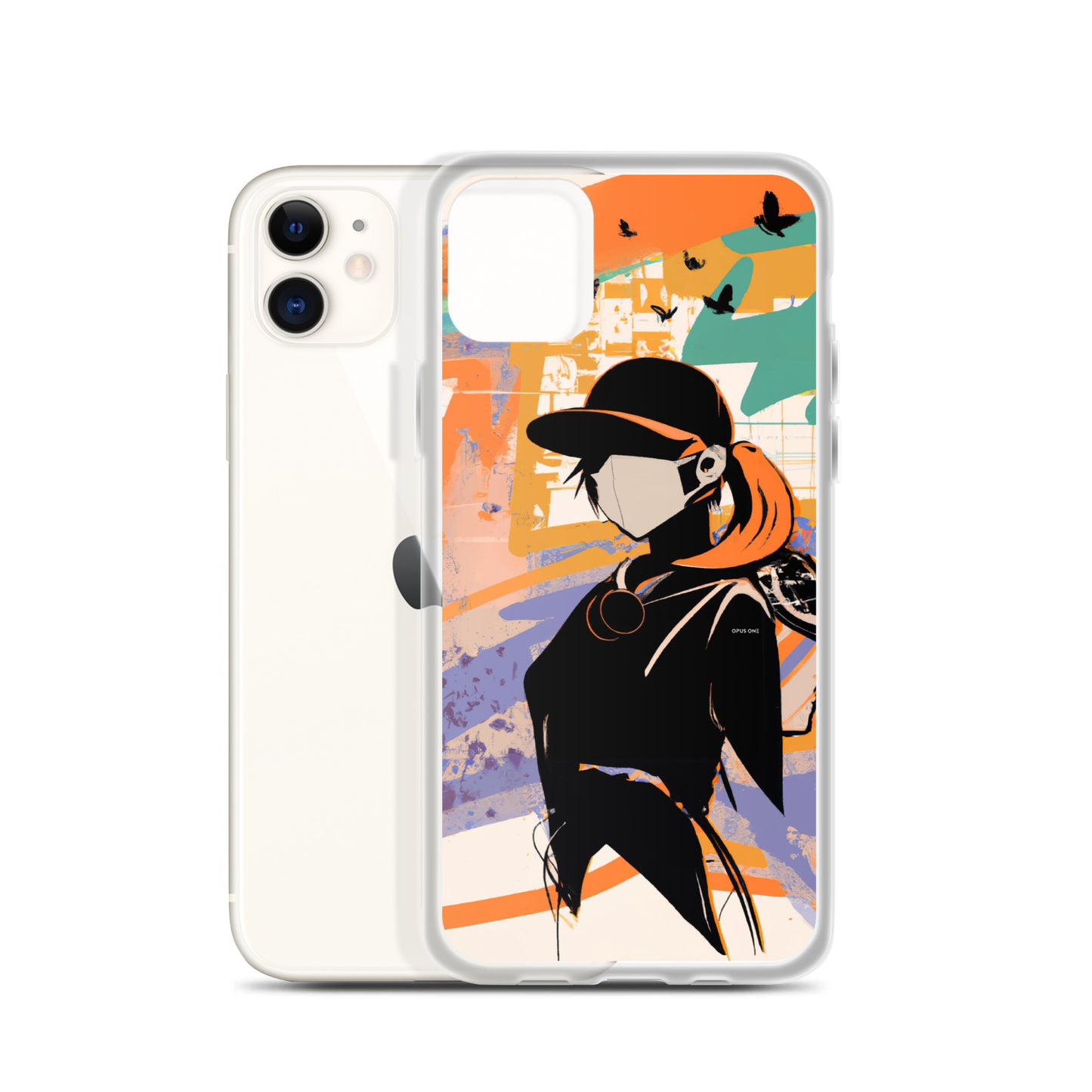 Girl in the Mask (v1) Clear Case for iPhone®