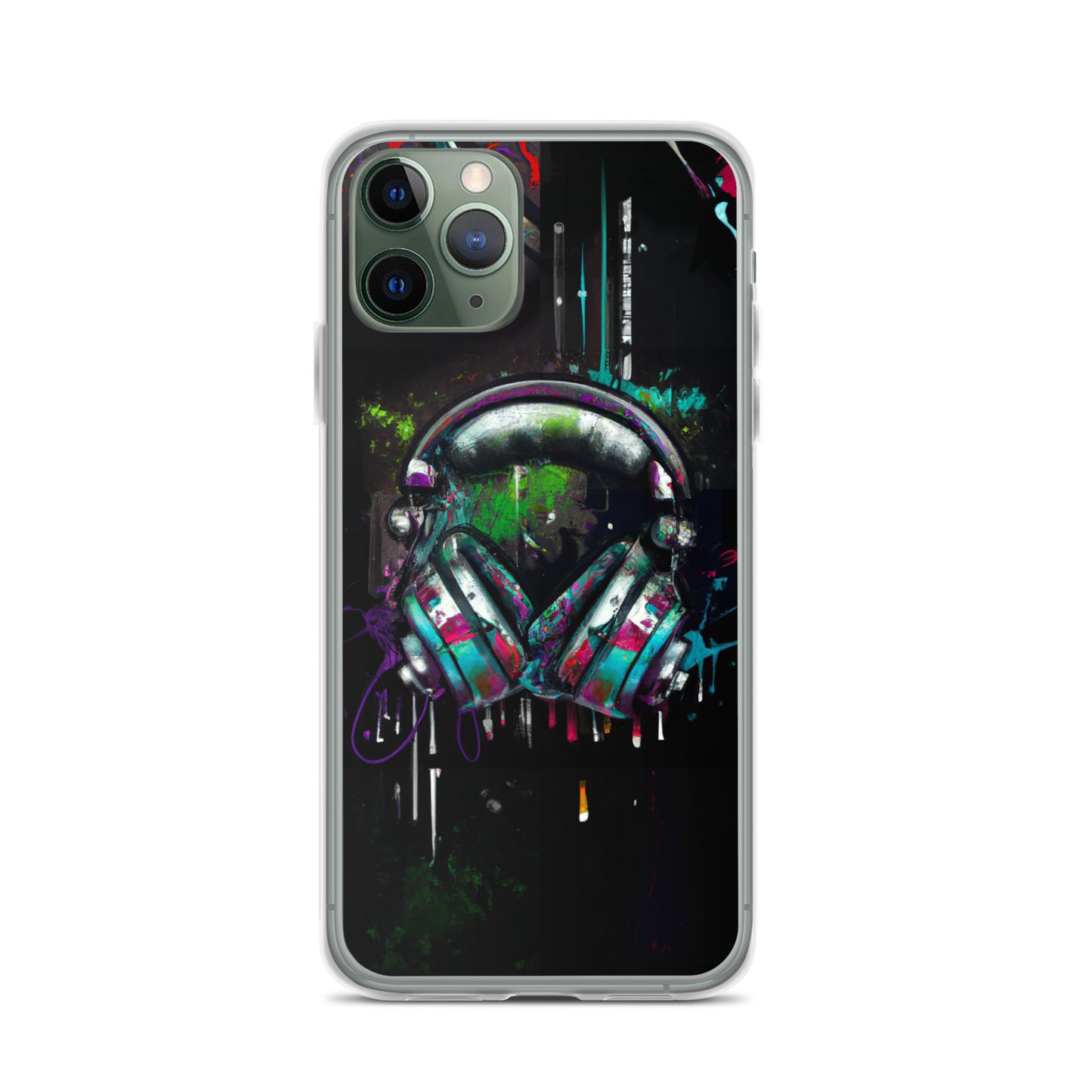 Headphones (v1) Clear Case for iPhone®