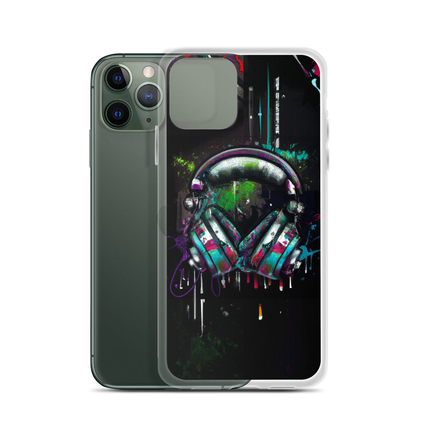 Headphones (v1) Clear Case for iPhone®