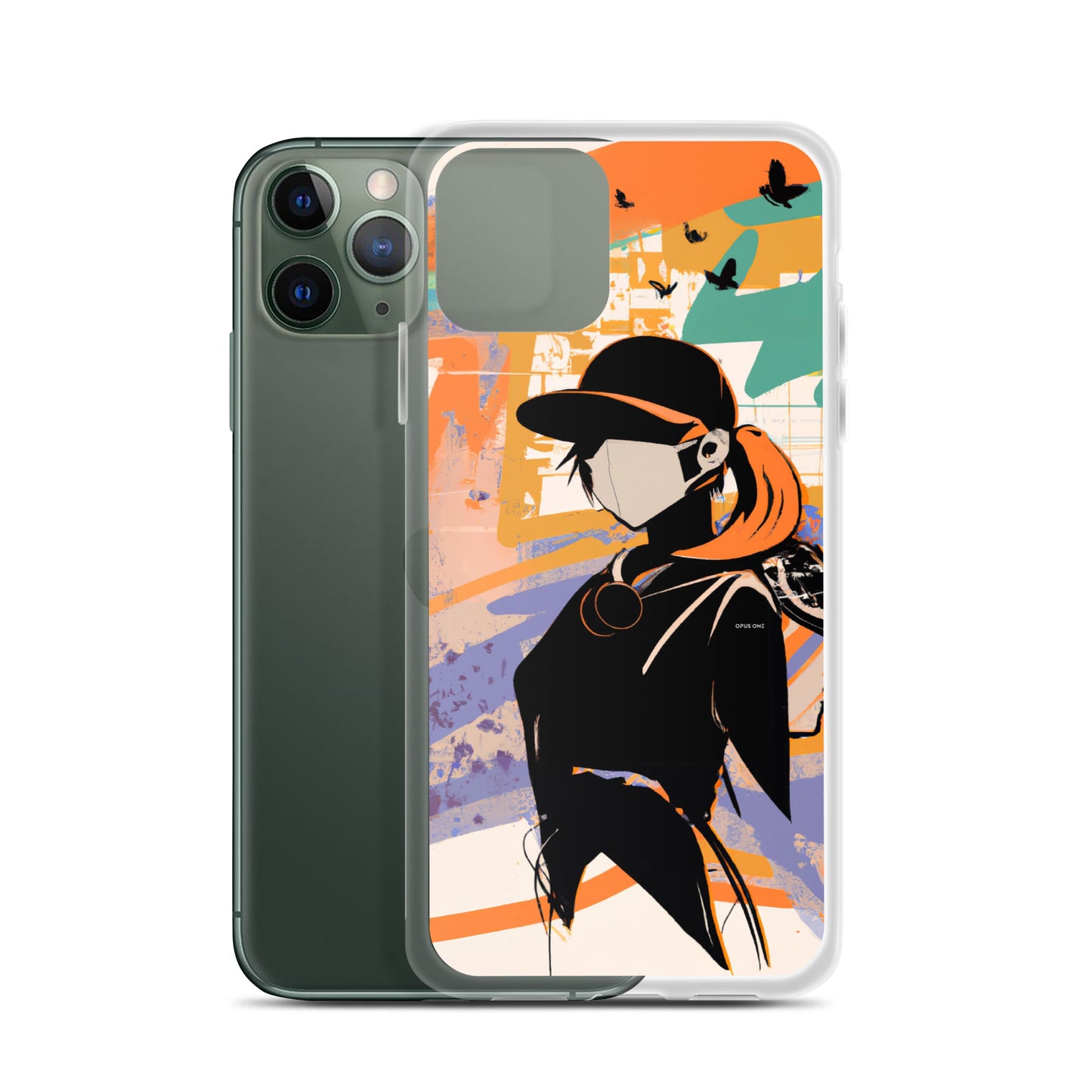 Girl in the Mask (v1) Clear Case for iPhone®