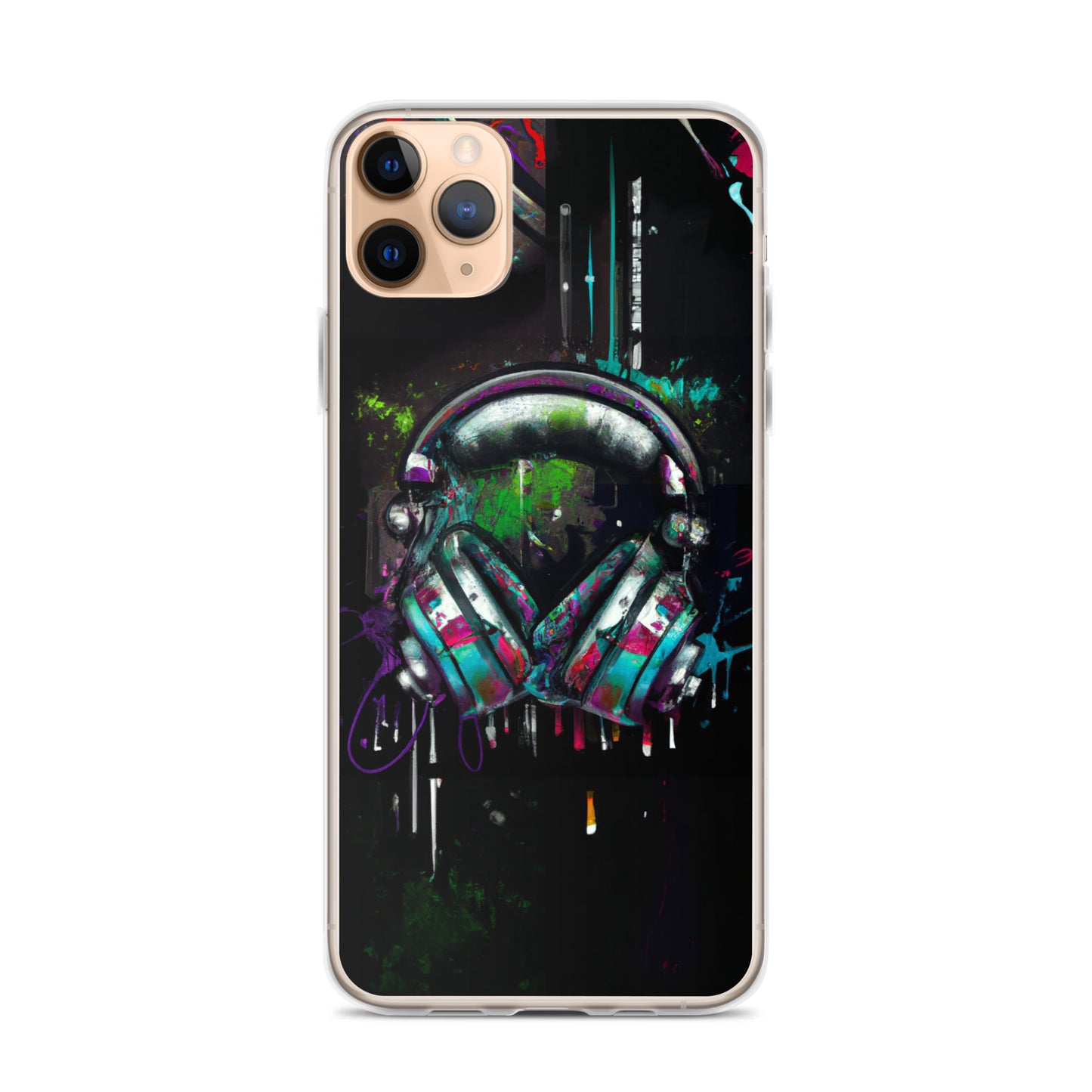 Headphones (v1) Clear Case for iPhone®