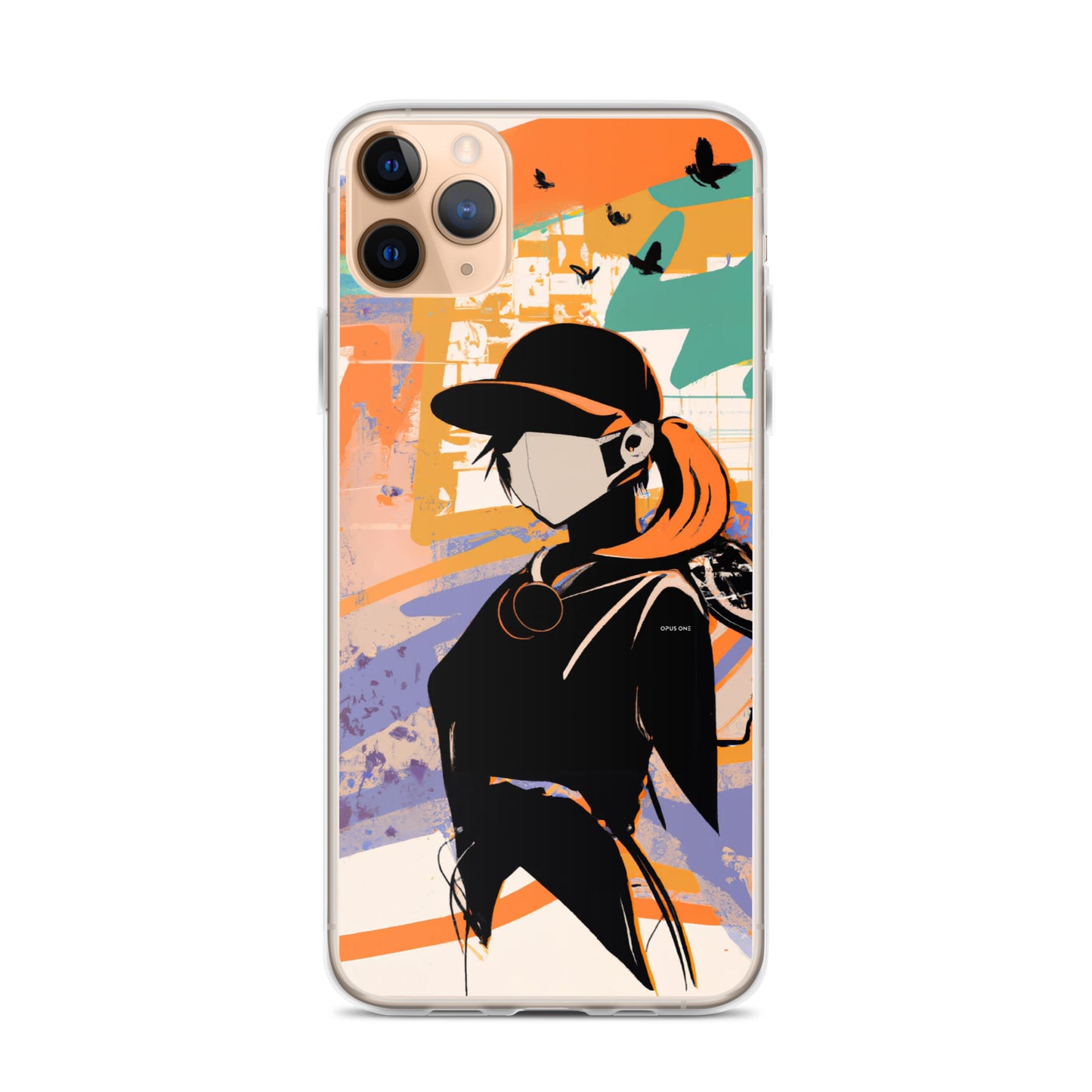 Girl in the Mask (v1) Clear Case for iPhone®