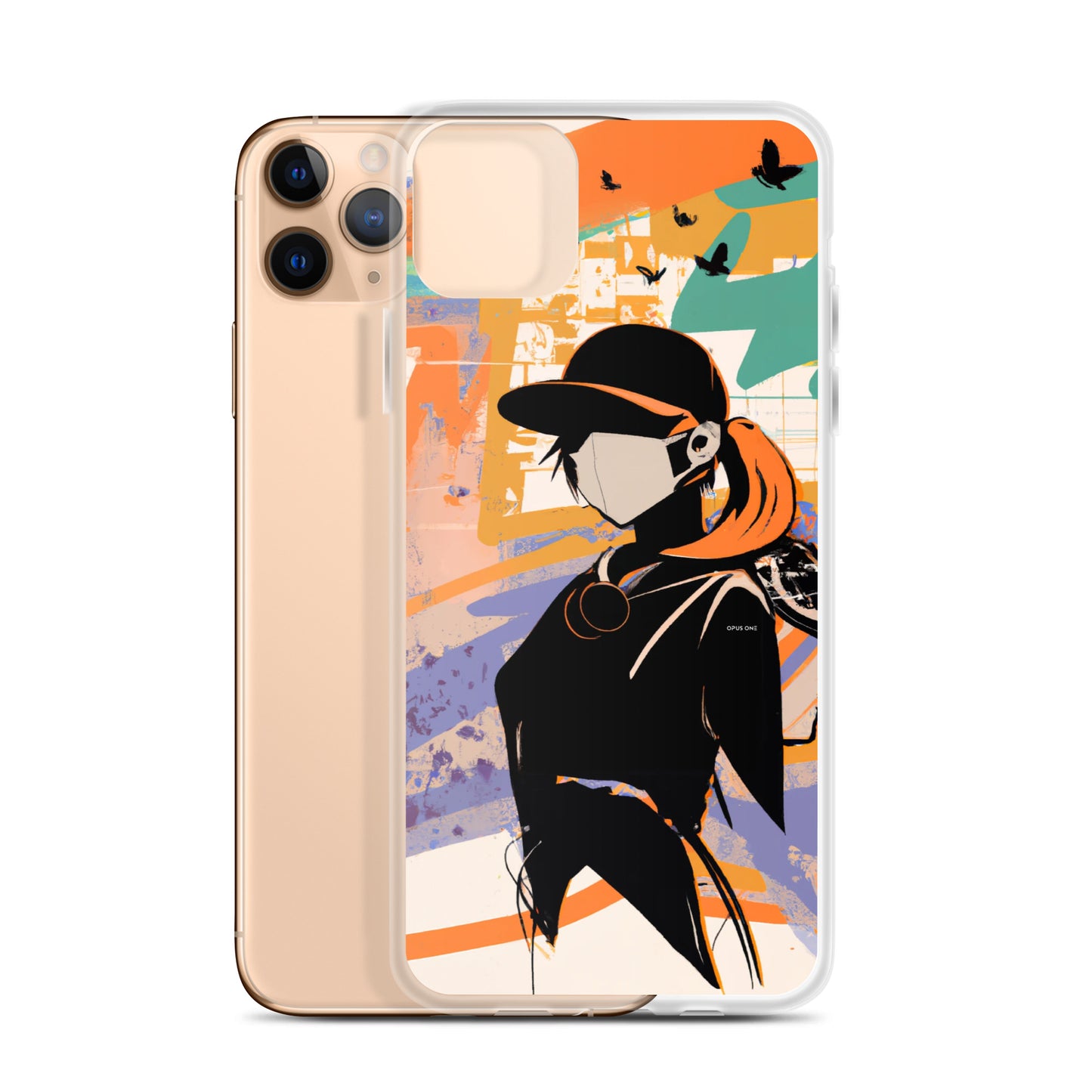 Girl in the Mask (v1) Clear Case for iPhone®
