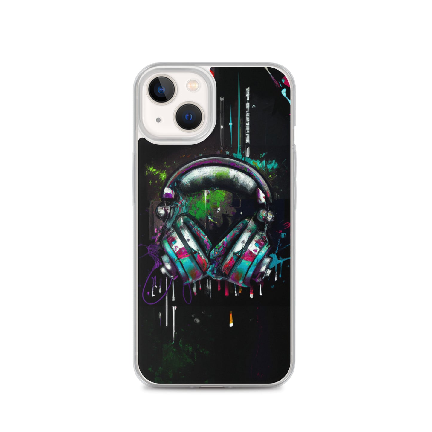 Headphones (v1) Clear Case for iPhone®