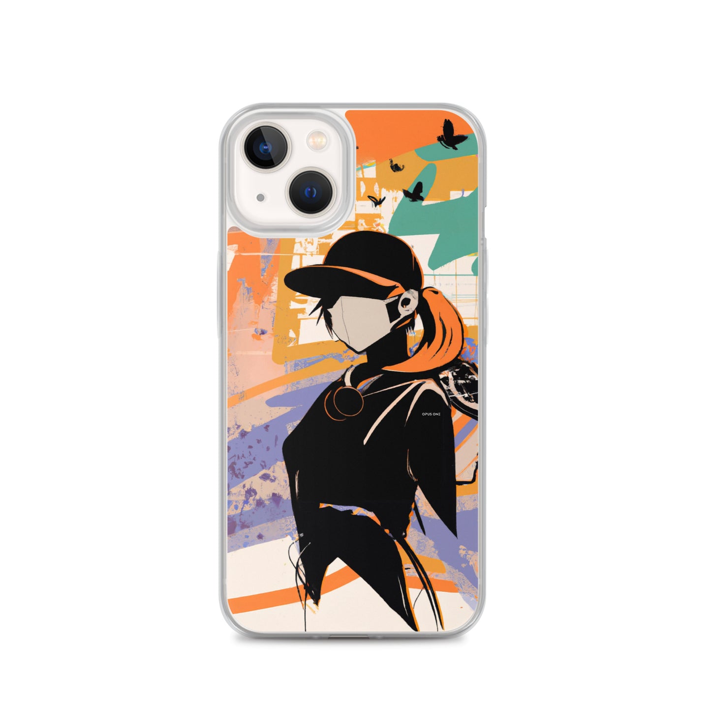 Girl in the Mask (v1) Clear Case for iPhone®