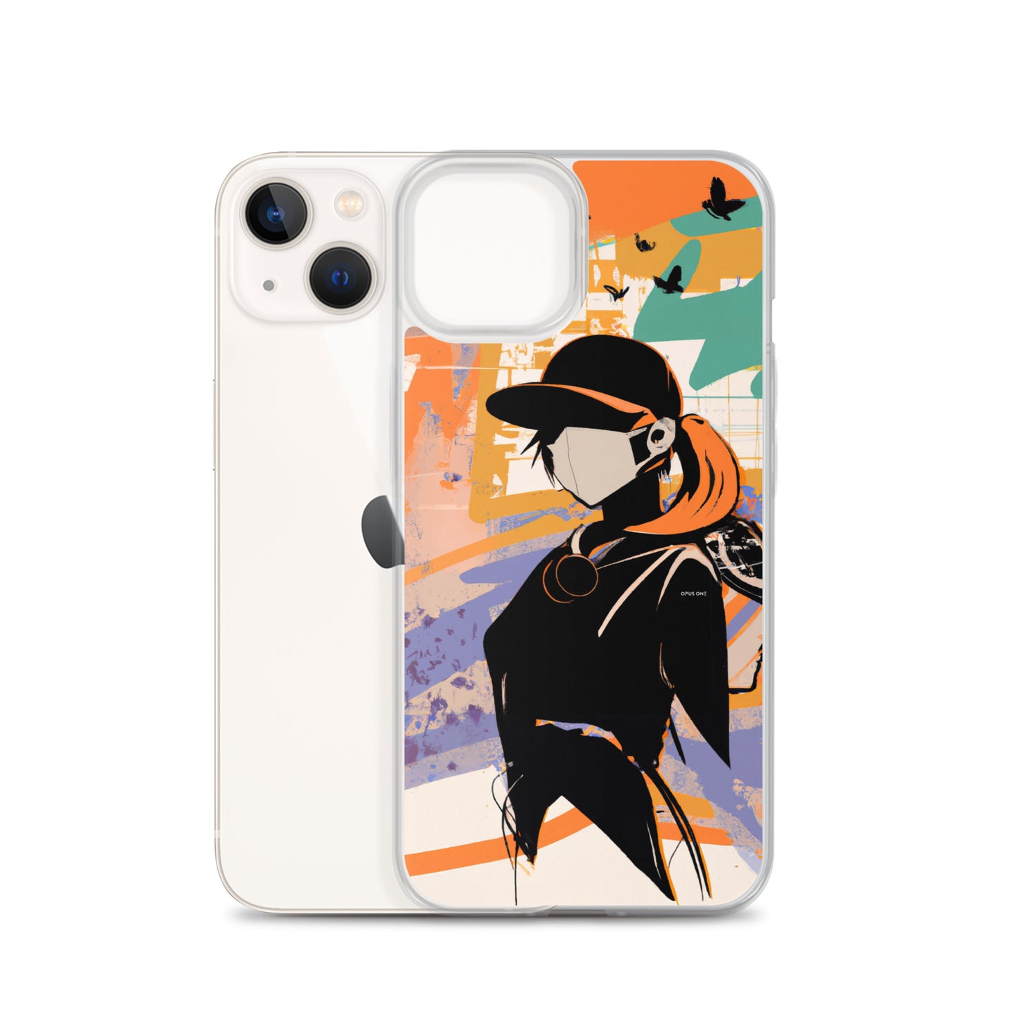 Girl in the Mask (v1) Clear Case for iPhone®
