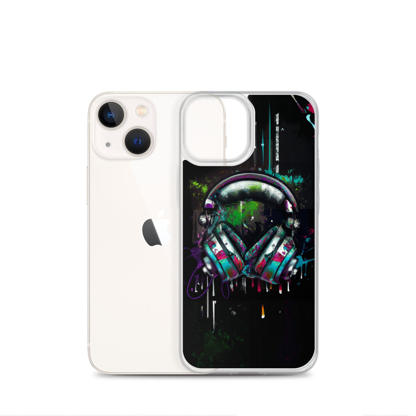 Headphones (v1) Clear Case for iPhone®