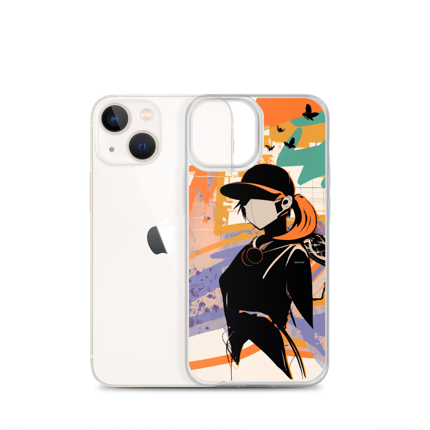 Girl in the Mask (v1) Clear Case for iPhone®