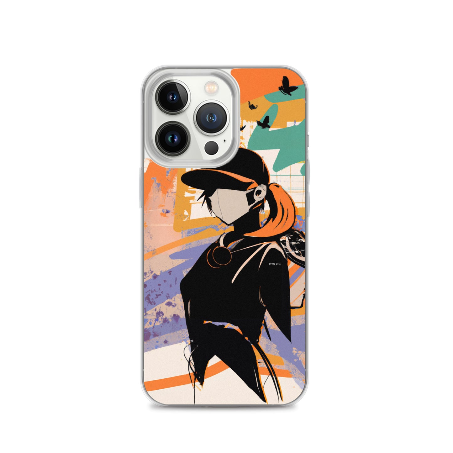 Girl in the Mask (v1) Clear Case for iPhone®