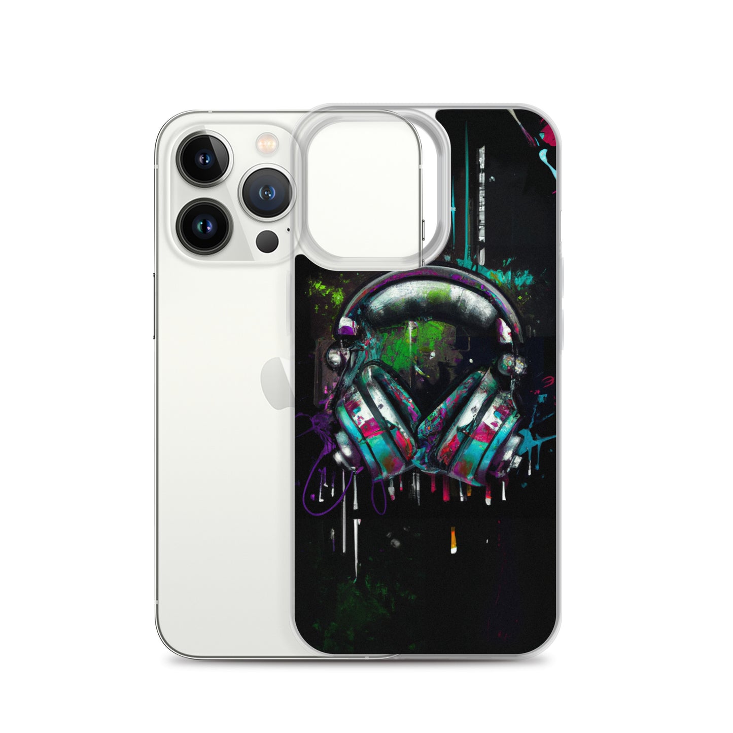 Headphones (v1) Clear Case for iPhone®