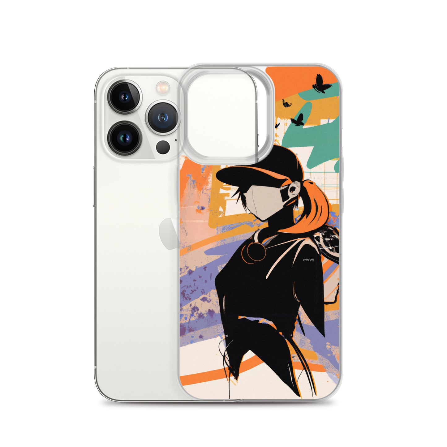 Girl in the Mask (v1) Clear Case for iPhone®