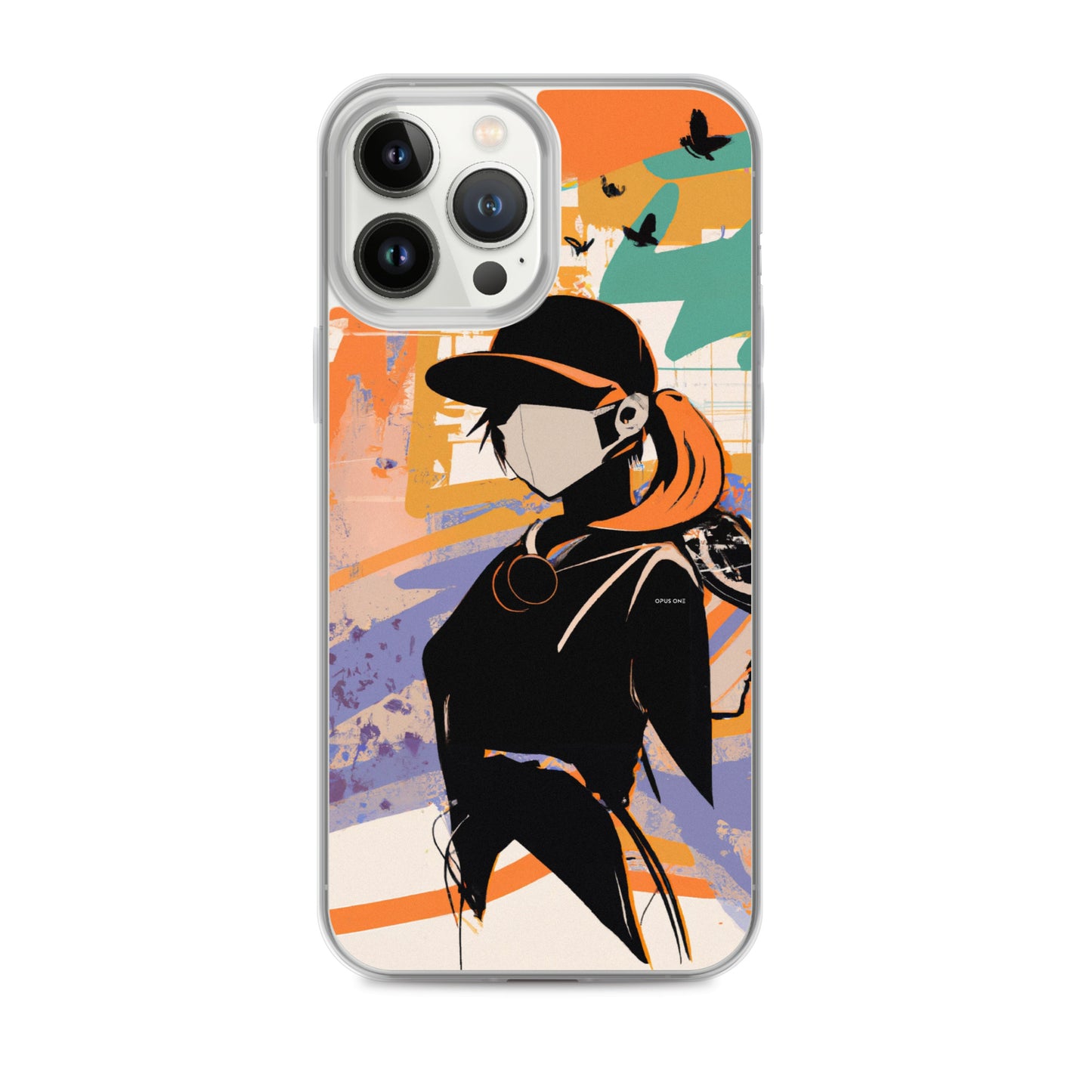 Girl in the Mask (v1) Clear Case for iPhone®