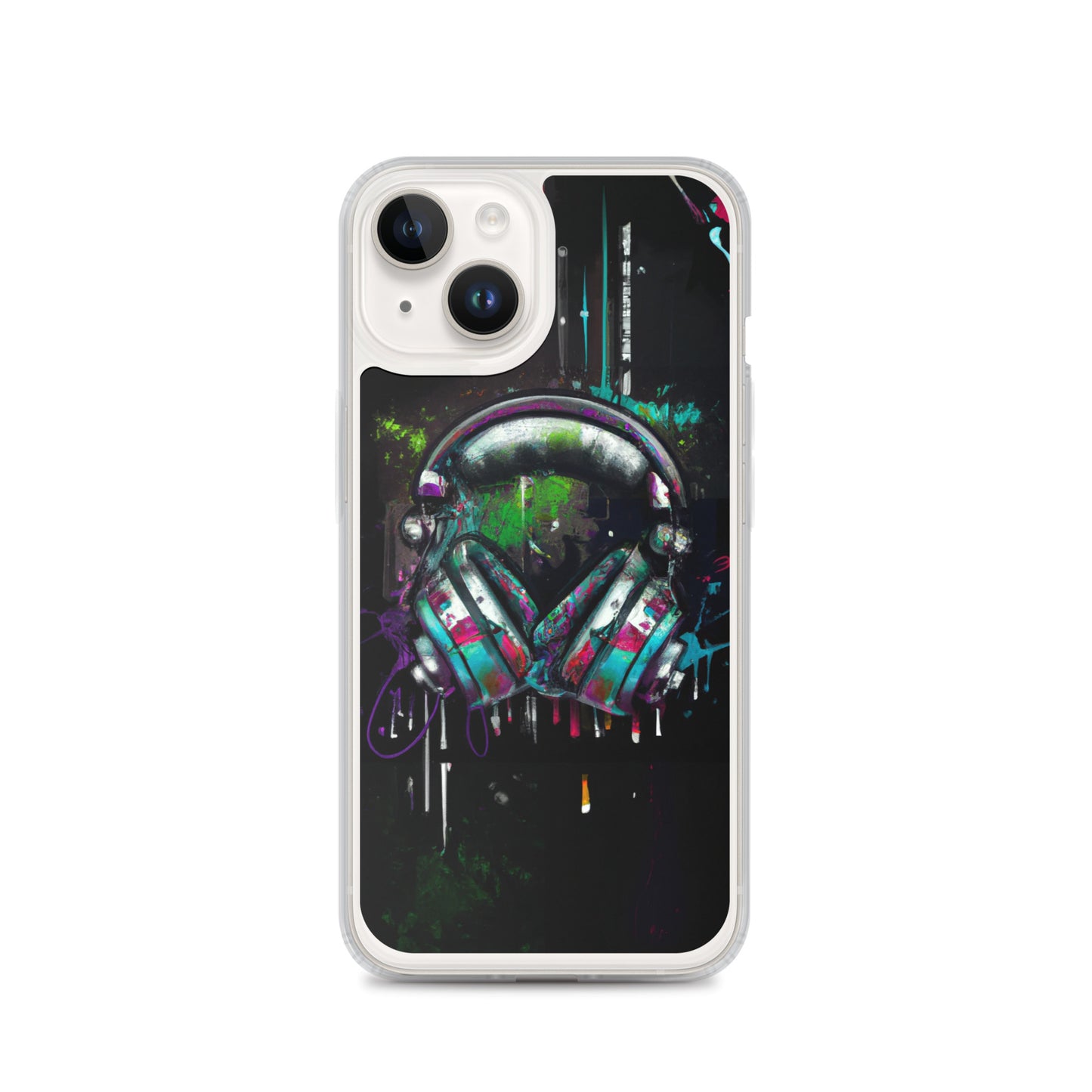 Headphones (v1) Clear Case for iPhone®