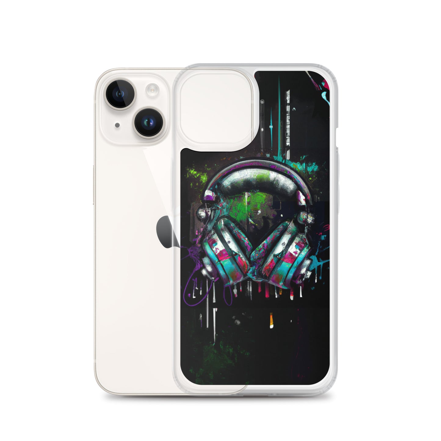 Headphones (v1) Clear Case for iPhone®