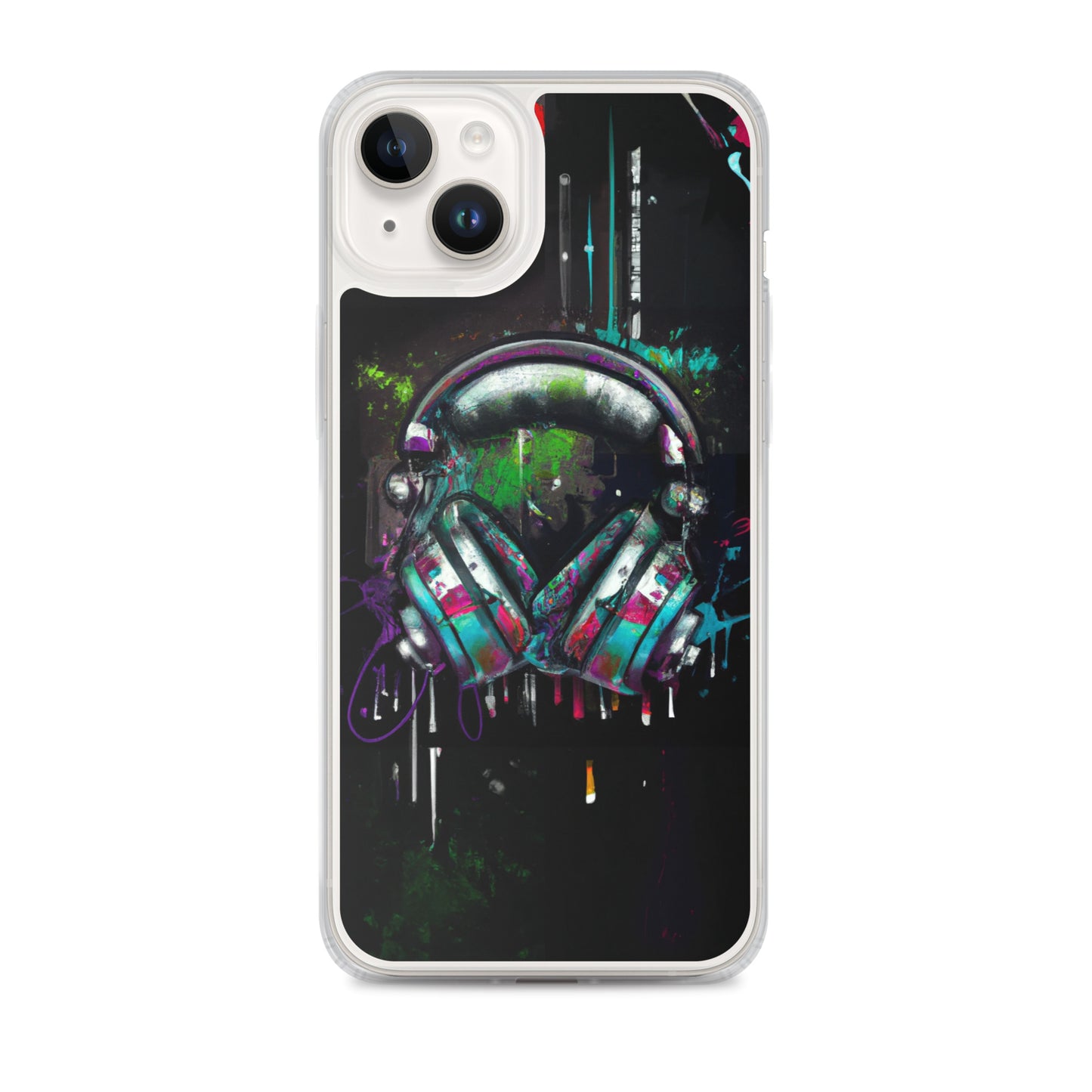 Headphones (v1) Clear Case for iPhone®