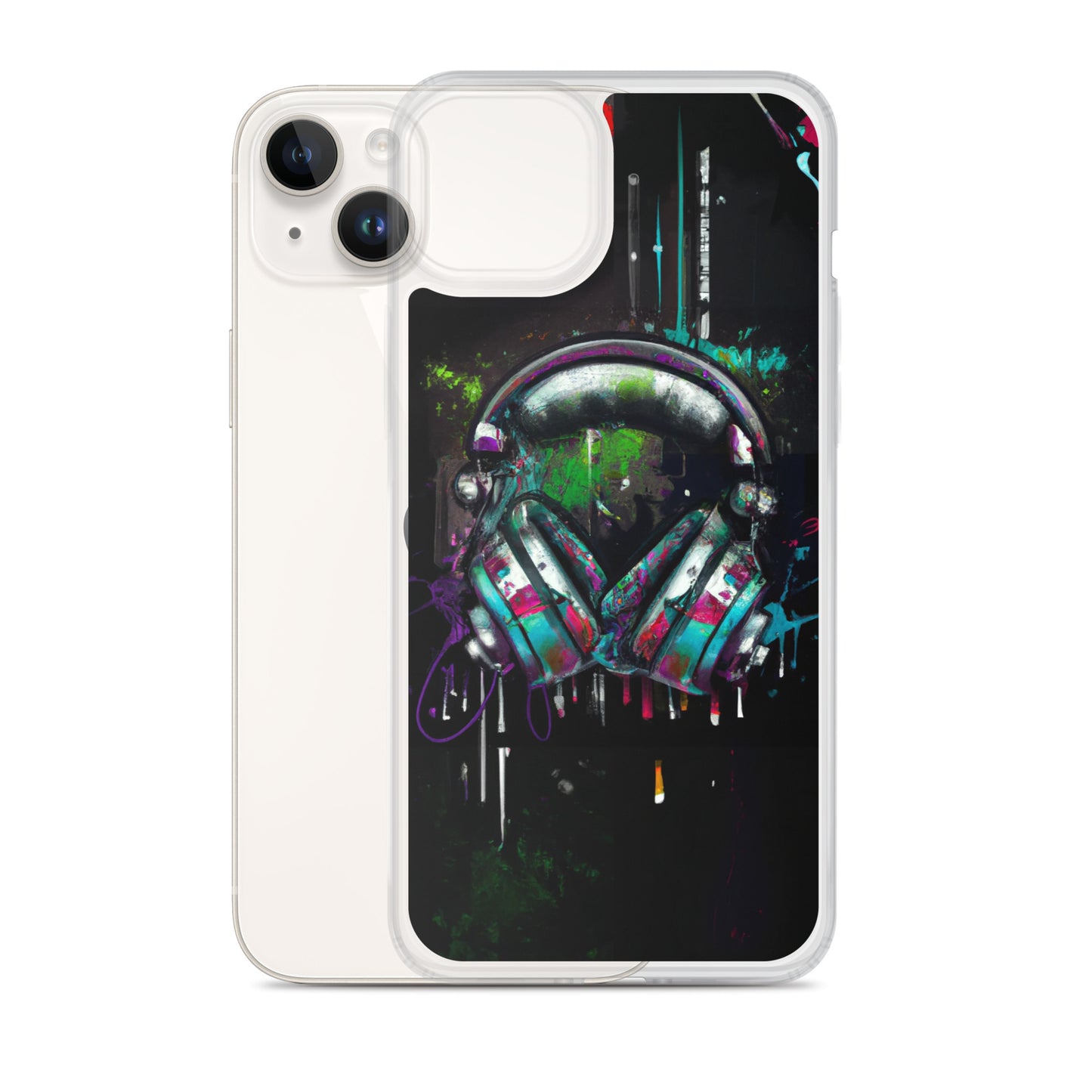 Headphones (v1) Clear Case for iPhone®