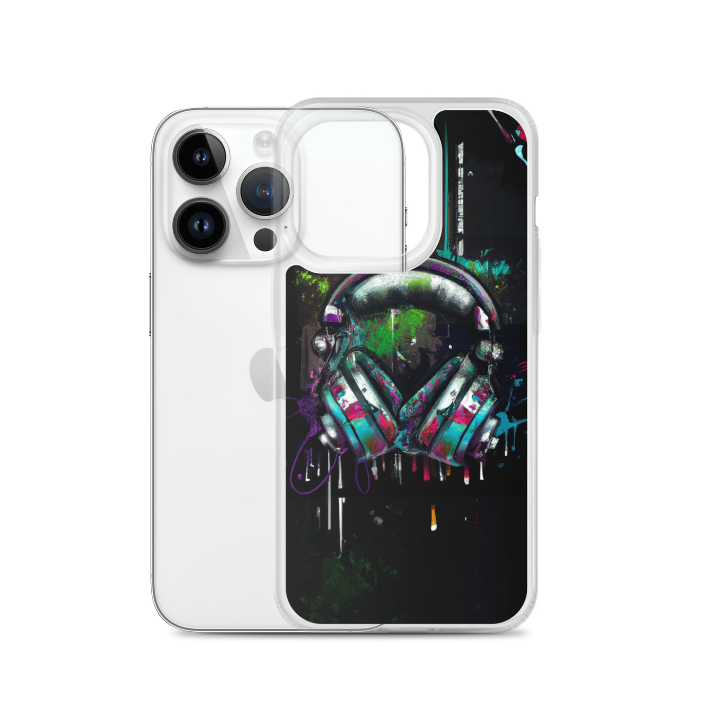 Headphones (v1) Clear Case for iPhone®