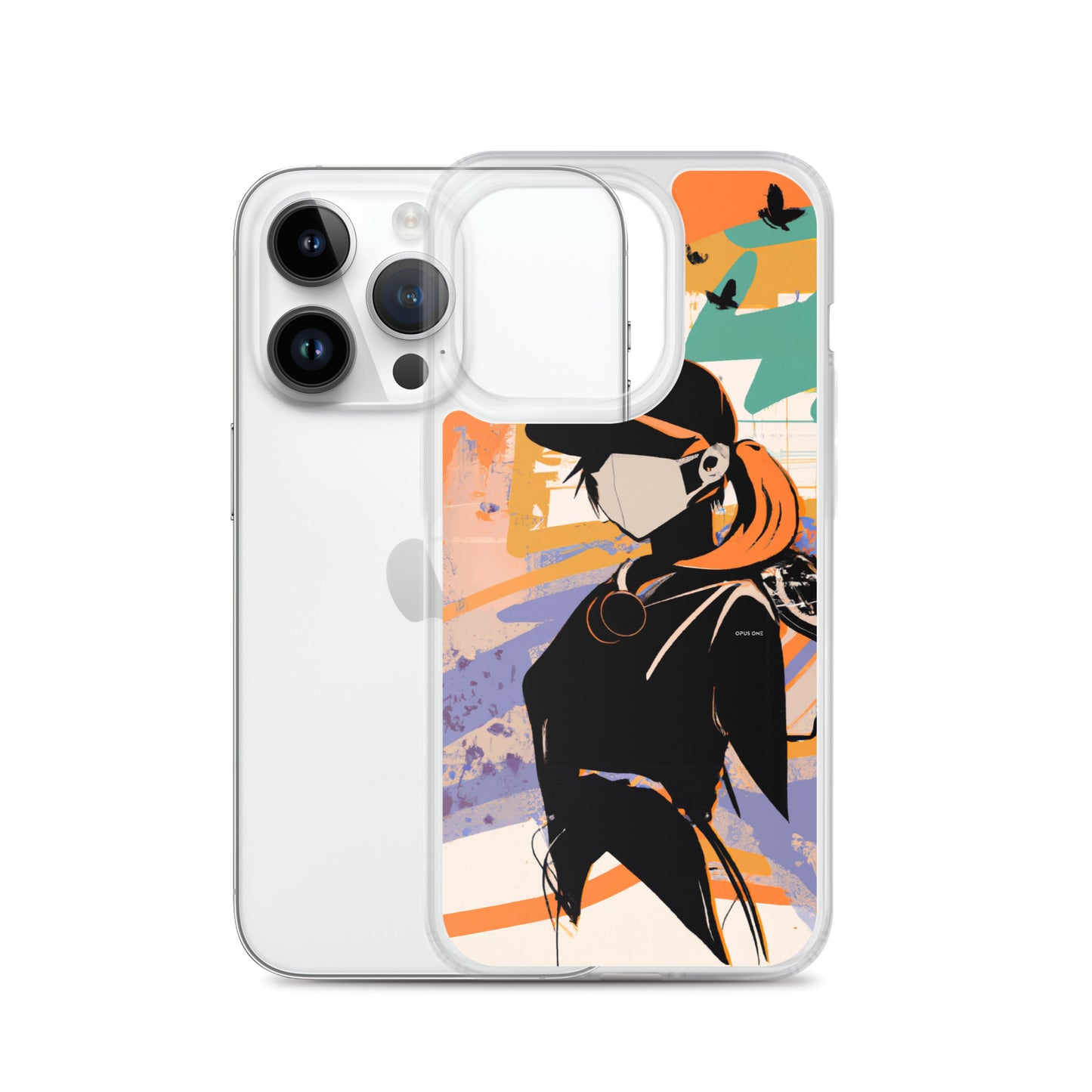 Girl in the Mask (v1) Clear Case for iPhone®