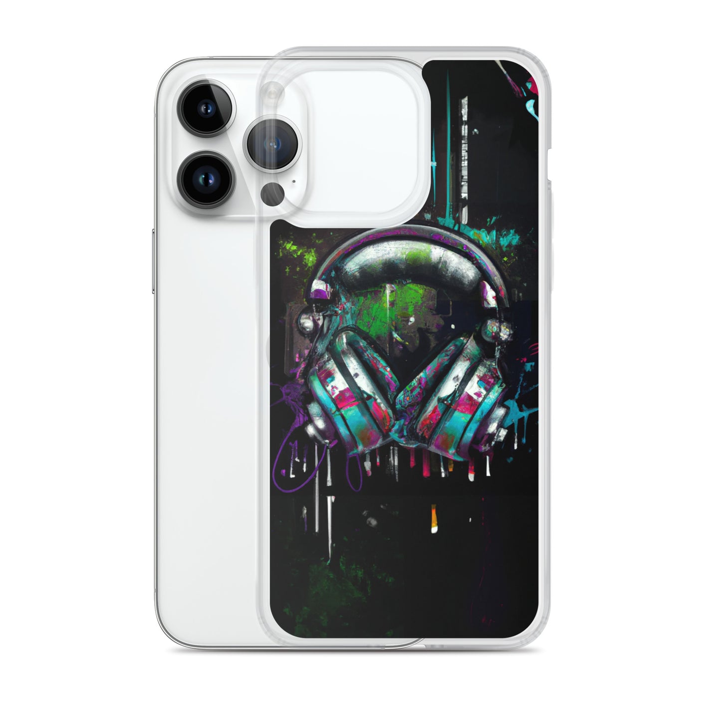 Headphones (v1) Clear Case for iPhone®