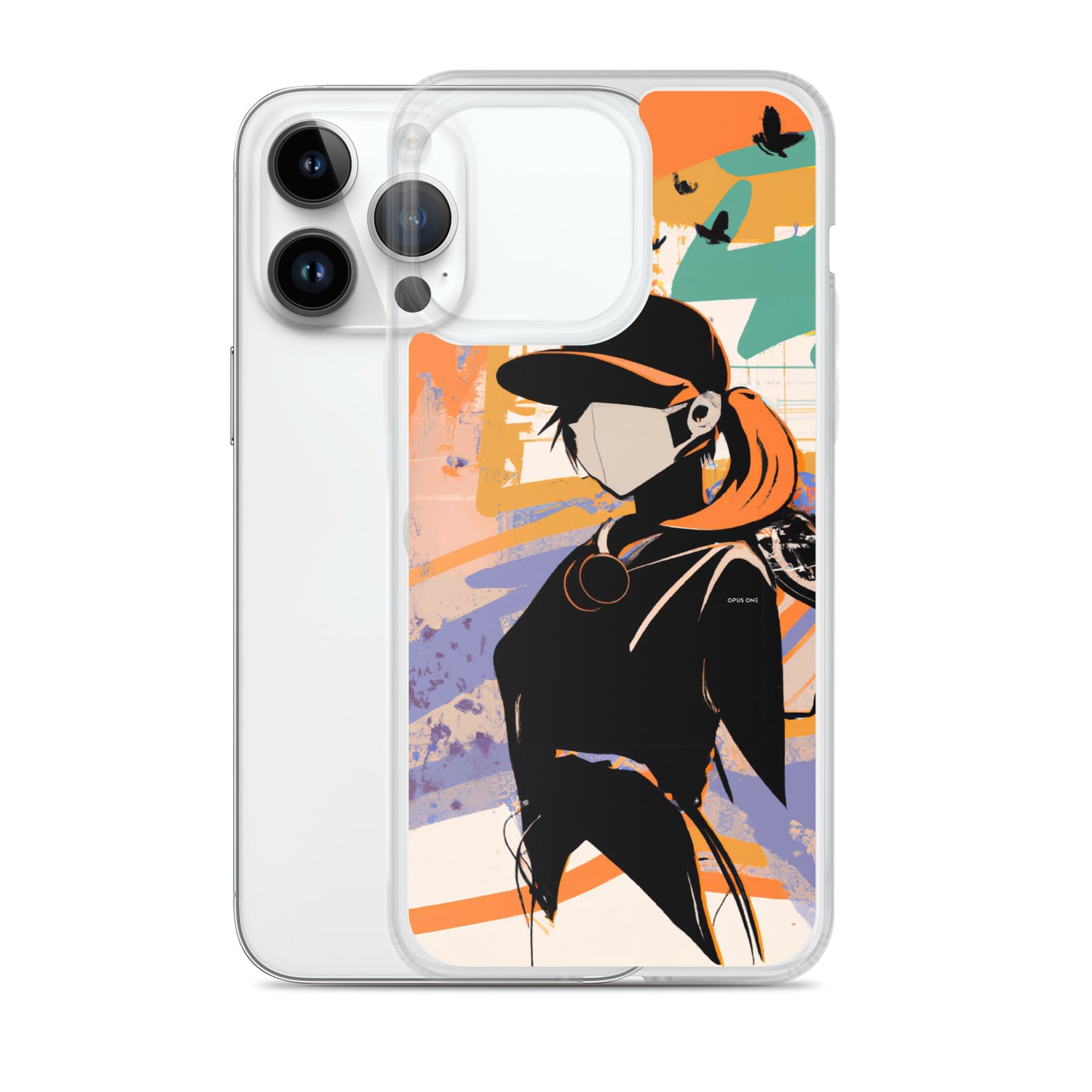 Girl in the Mask (v1) Clear Case for iPhone®