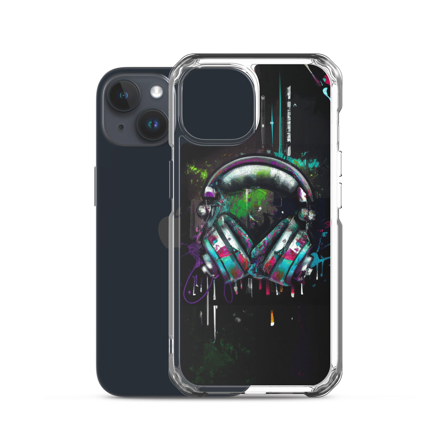 Headphones (v1) Clear Case for iPhone®