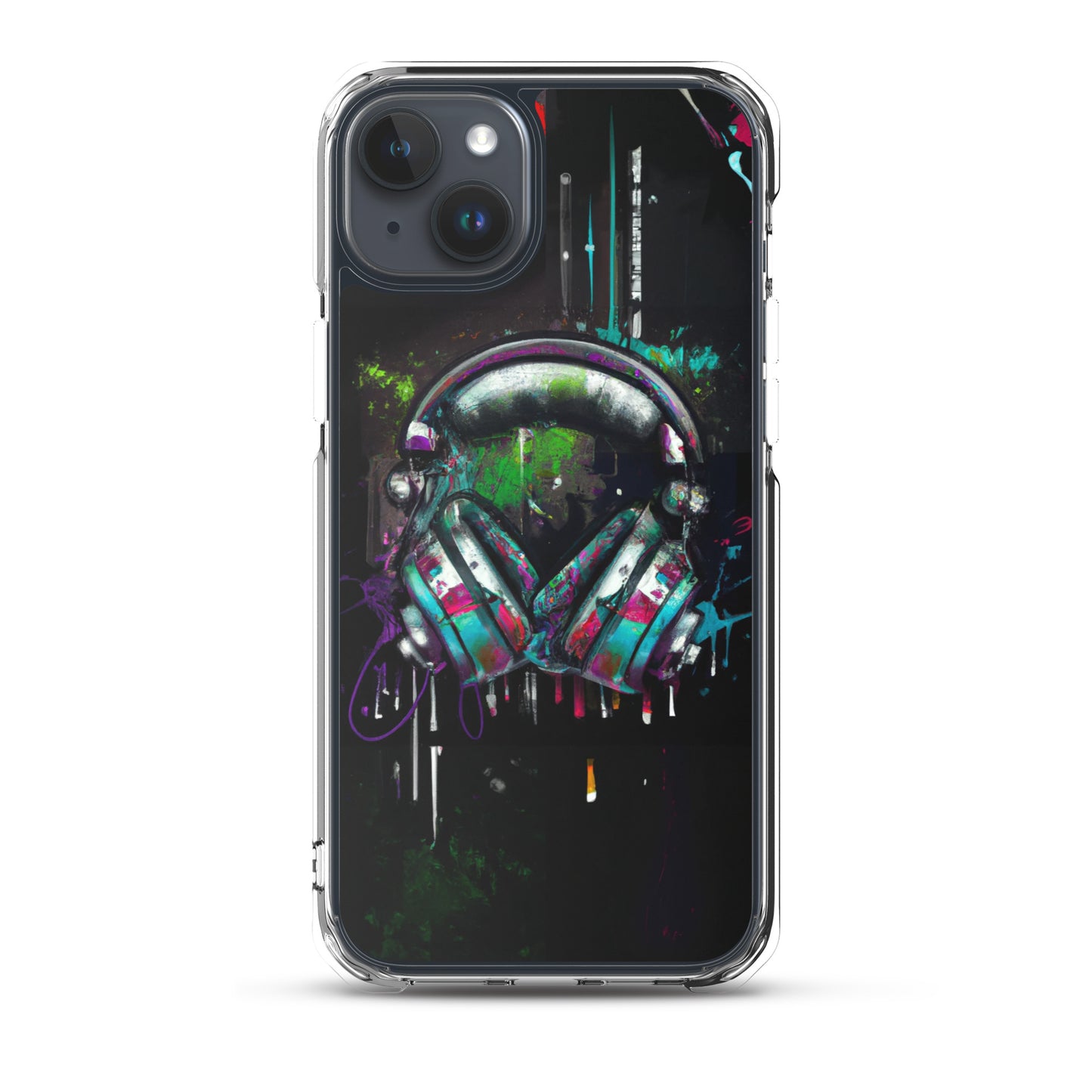 Headphones (v1) Clear Case for iPhone®