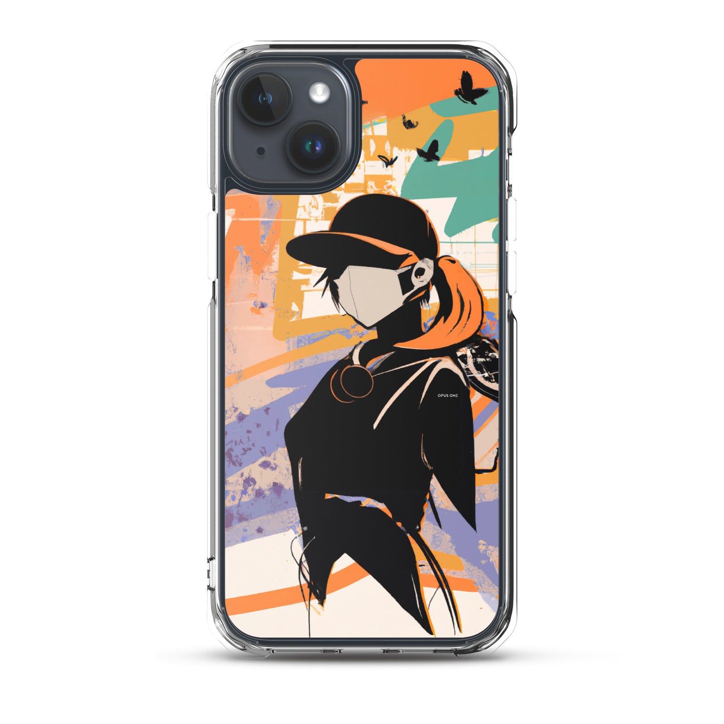 Girl in the Mask (v1) Clear Case for iPhone®