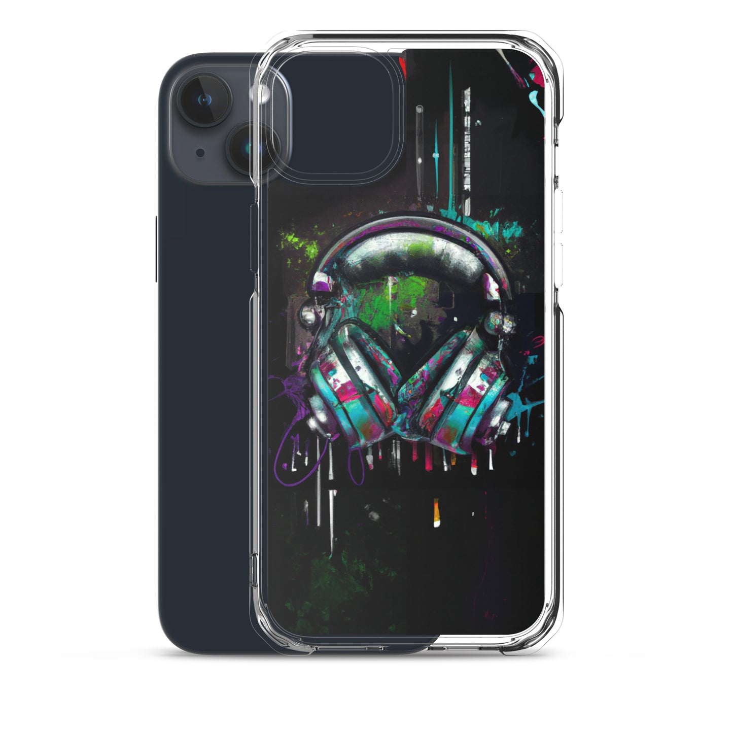 Headphones (v1) Clear Case for iPhone®
