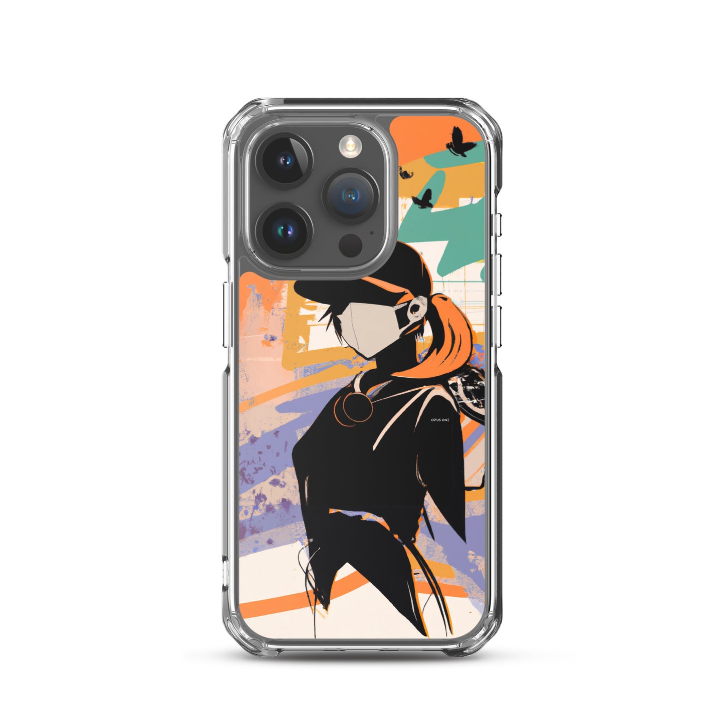 Girl in the Mask (v1) Clear Case for iPhone®