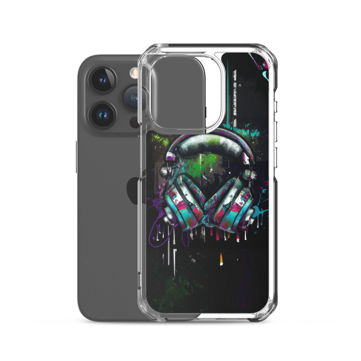 Headphones (v1) Clear Case for iPhone®