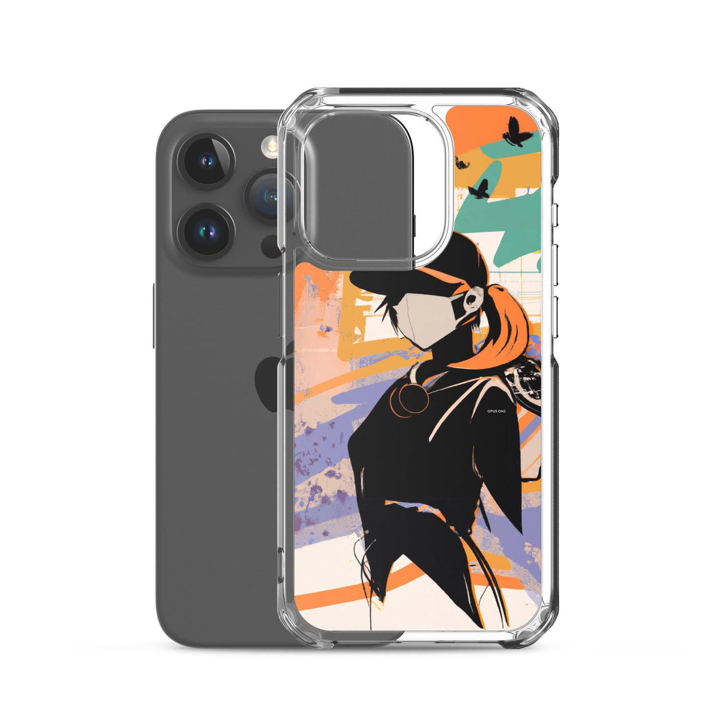 Girl in the Mask (v1) Clear Case for iPhone®