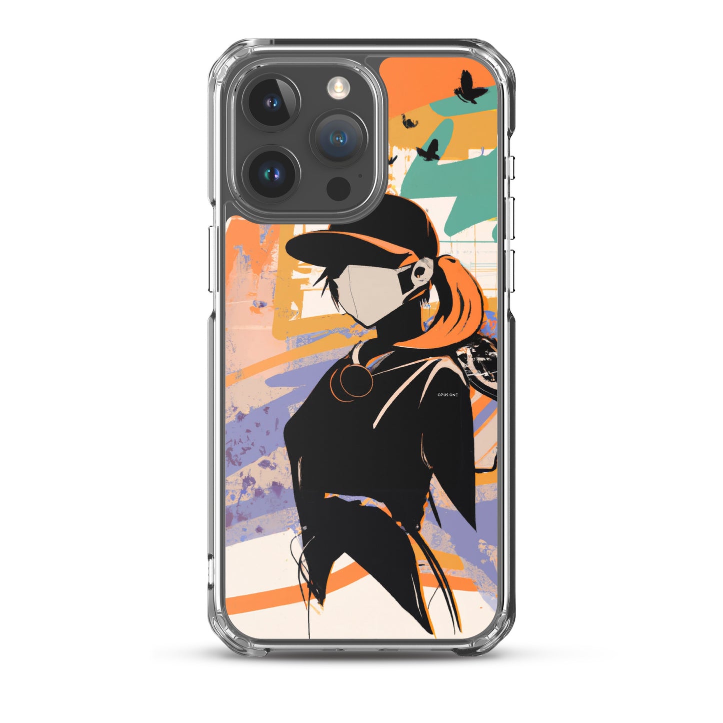 Girl in the Mask (v1) Clear Case for iPhone®
