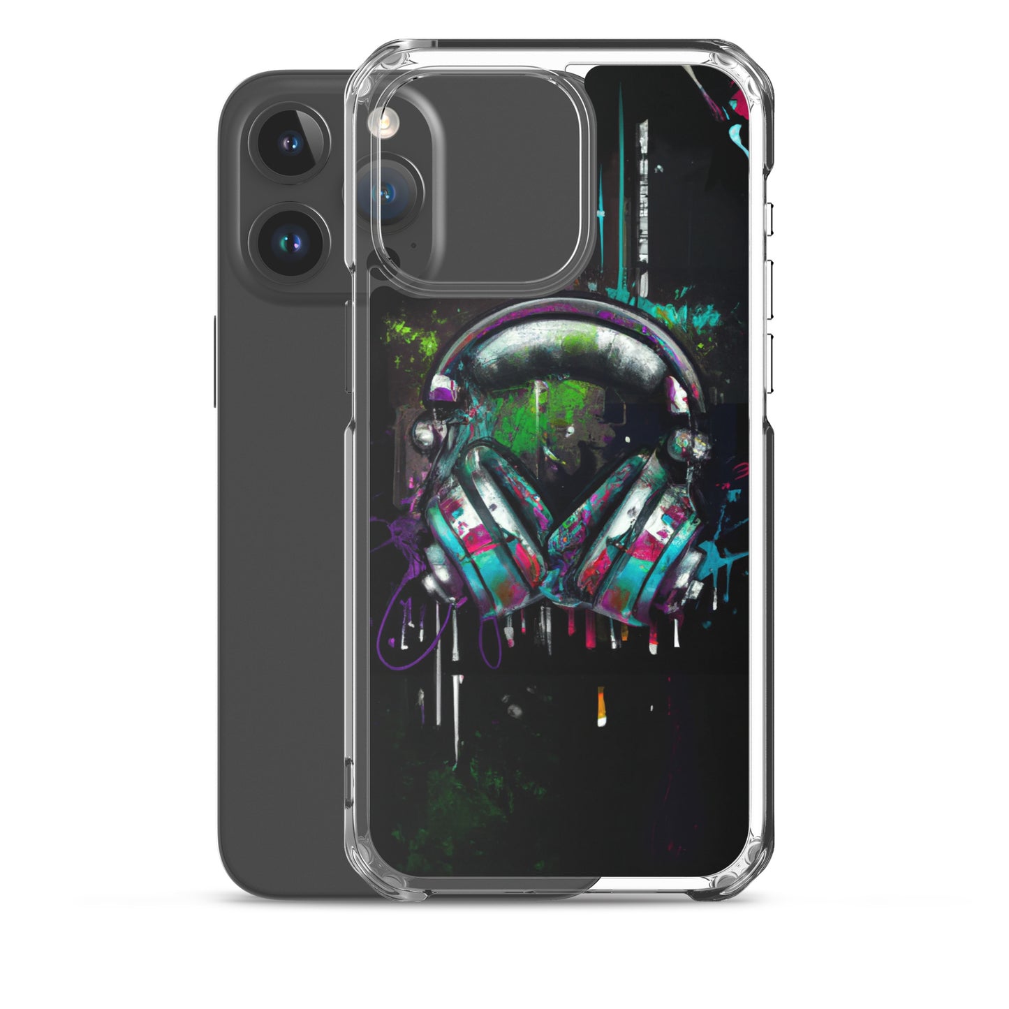 Headphones (v1) Clear Case for iPhone®