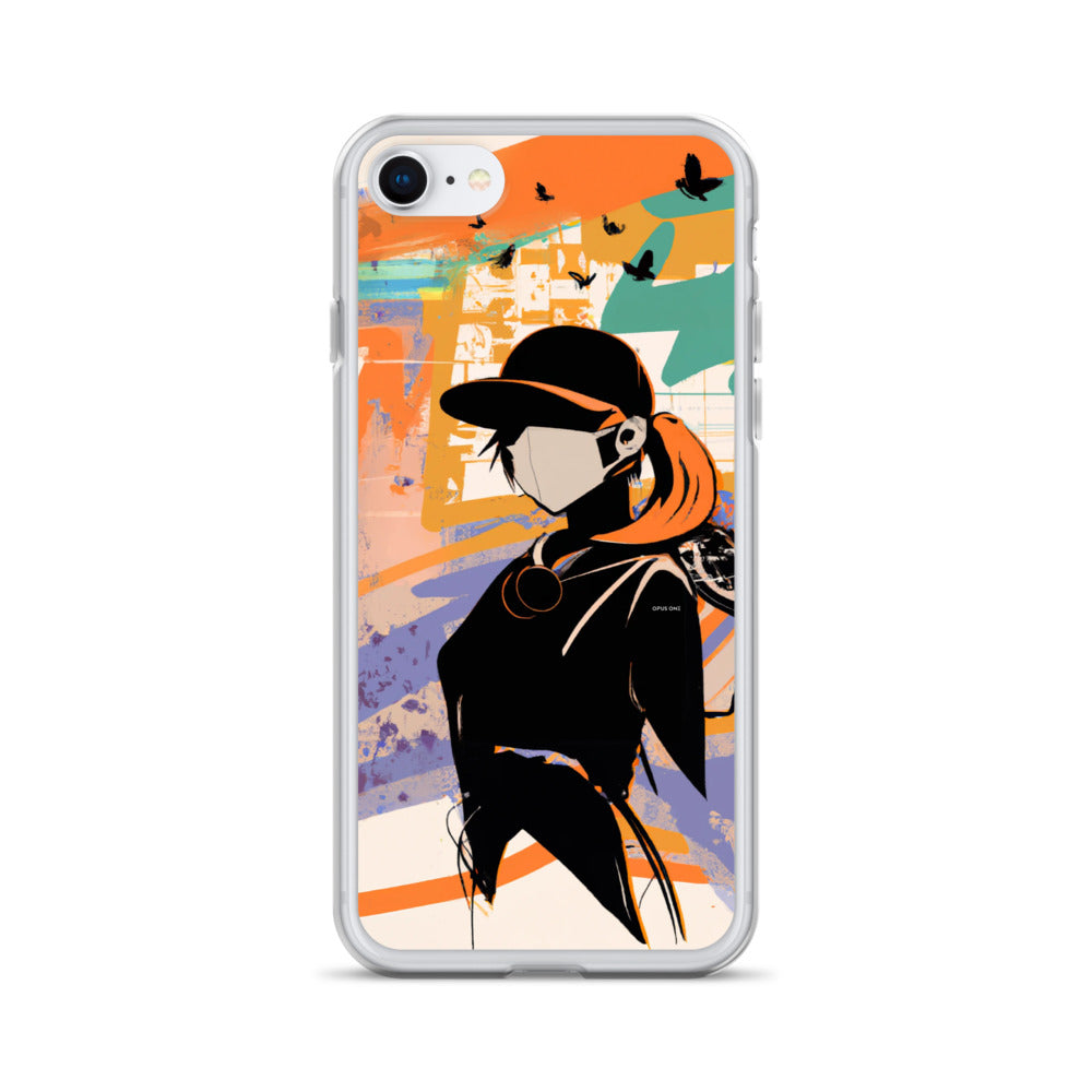 Girl in the Mask (v1) Clear Case for iPhone®