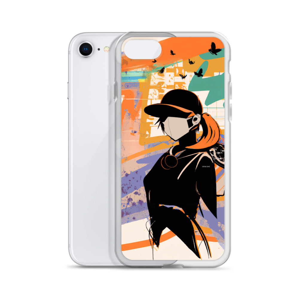 Girl in the Mask (v1) Clear Case for iPhone®