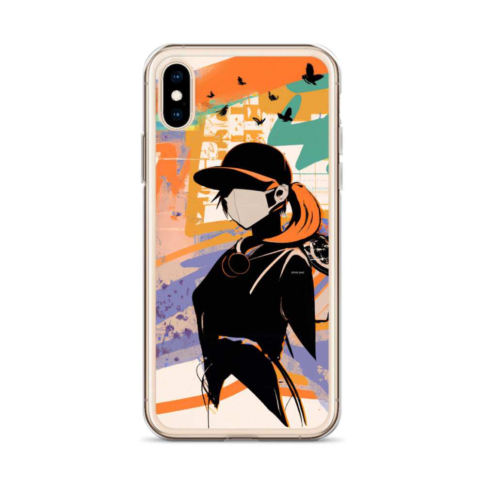 Girl in the Mask (v1) Clear Case for iPhone®