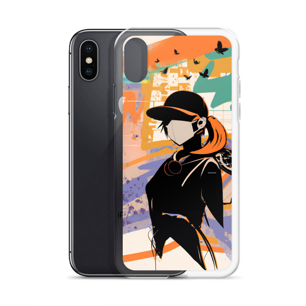 Girl in the Mask (v1) Clear Case for iPhone®