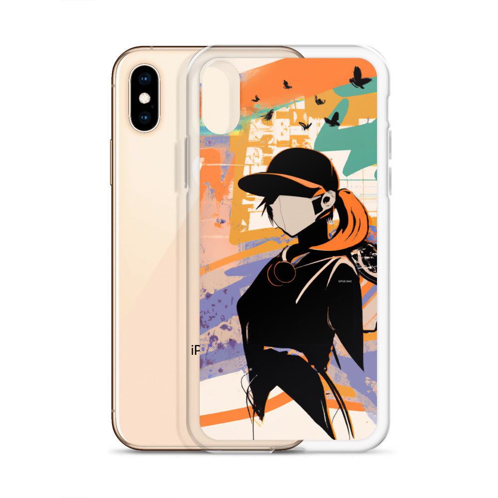 Girl in the Mask (v1) Clear Case for iPhone®