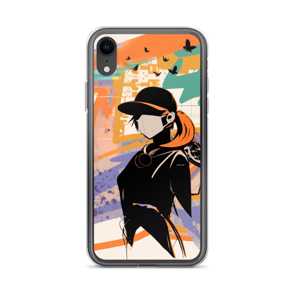 Girl in the Mask (v1) Clear Case for iPhone®