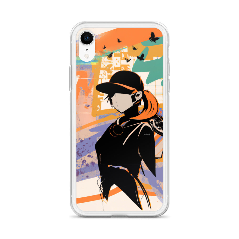 Girl in the Mask (v1) Clear Case for iPhone®