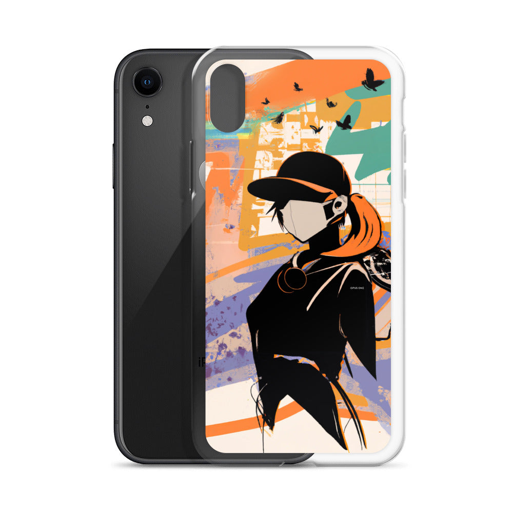 Girl in the Mask (v1) Clear Case for iPhone®