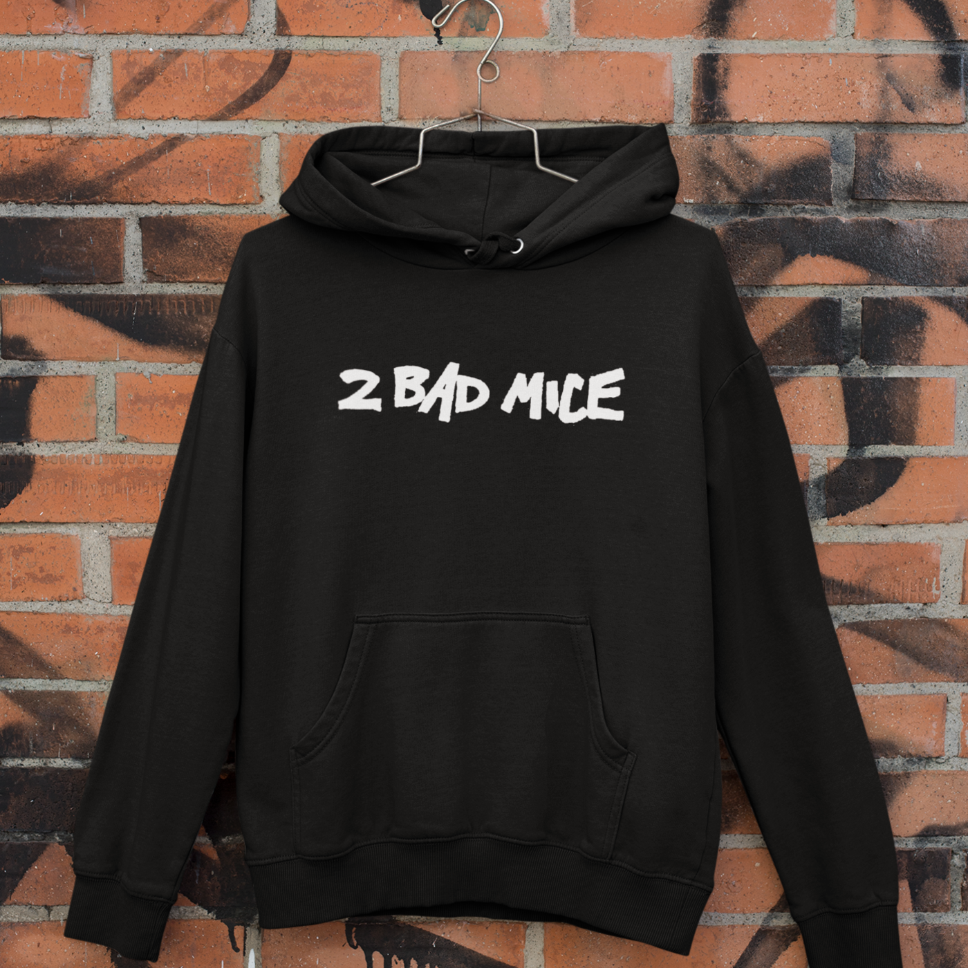 2 Bad Mice (New White Logo v1) Unisex Premium Hoodie